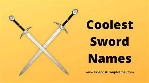 cool names for swords